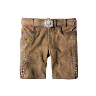 Kniebundlederhose für den Mann