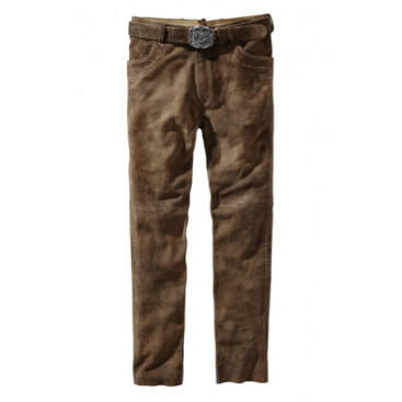 Kniebundlederhose für den Mann