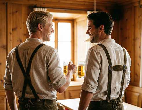 X, Y oder H? Formen von Hosenträgern für Trachtenhose