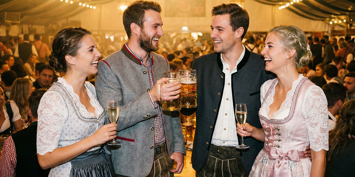Tracht bei dem Starkbierfest