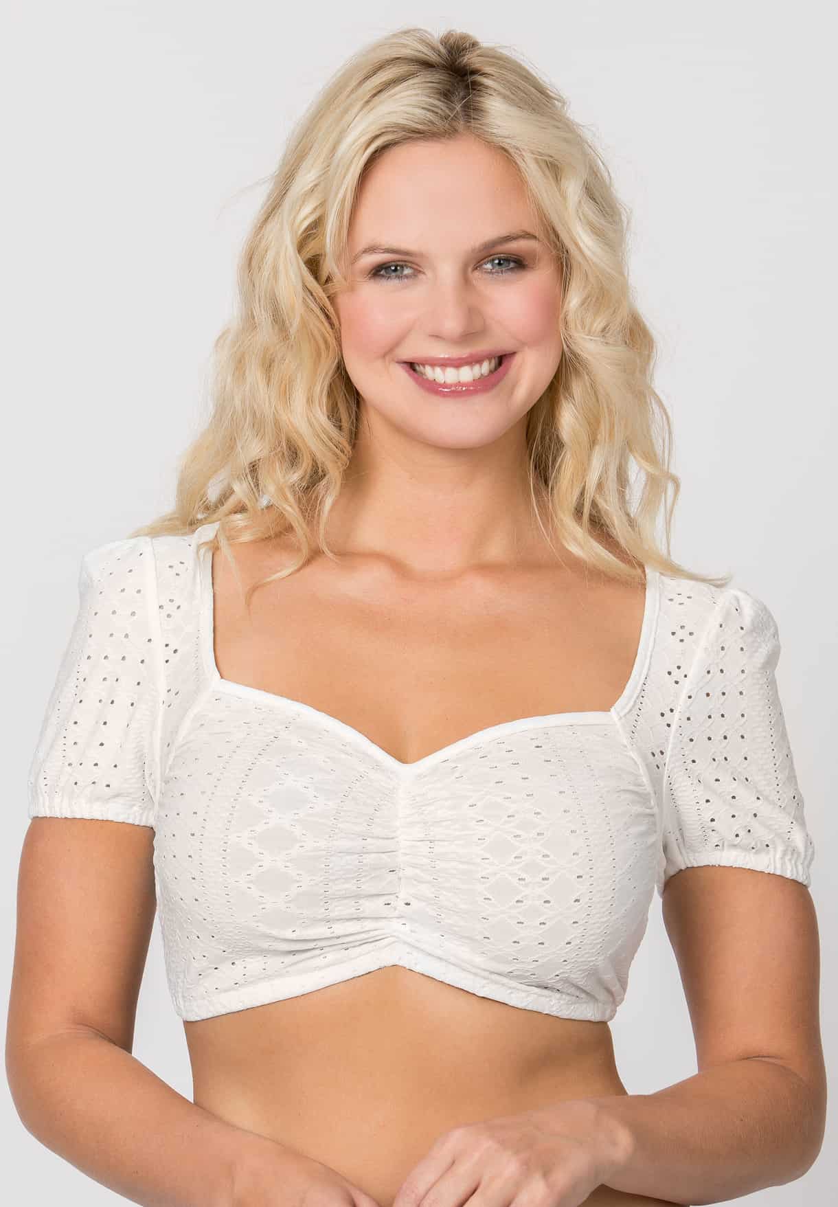 Dirndlbluse Juliette creme | 32