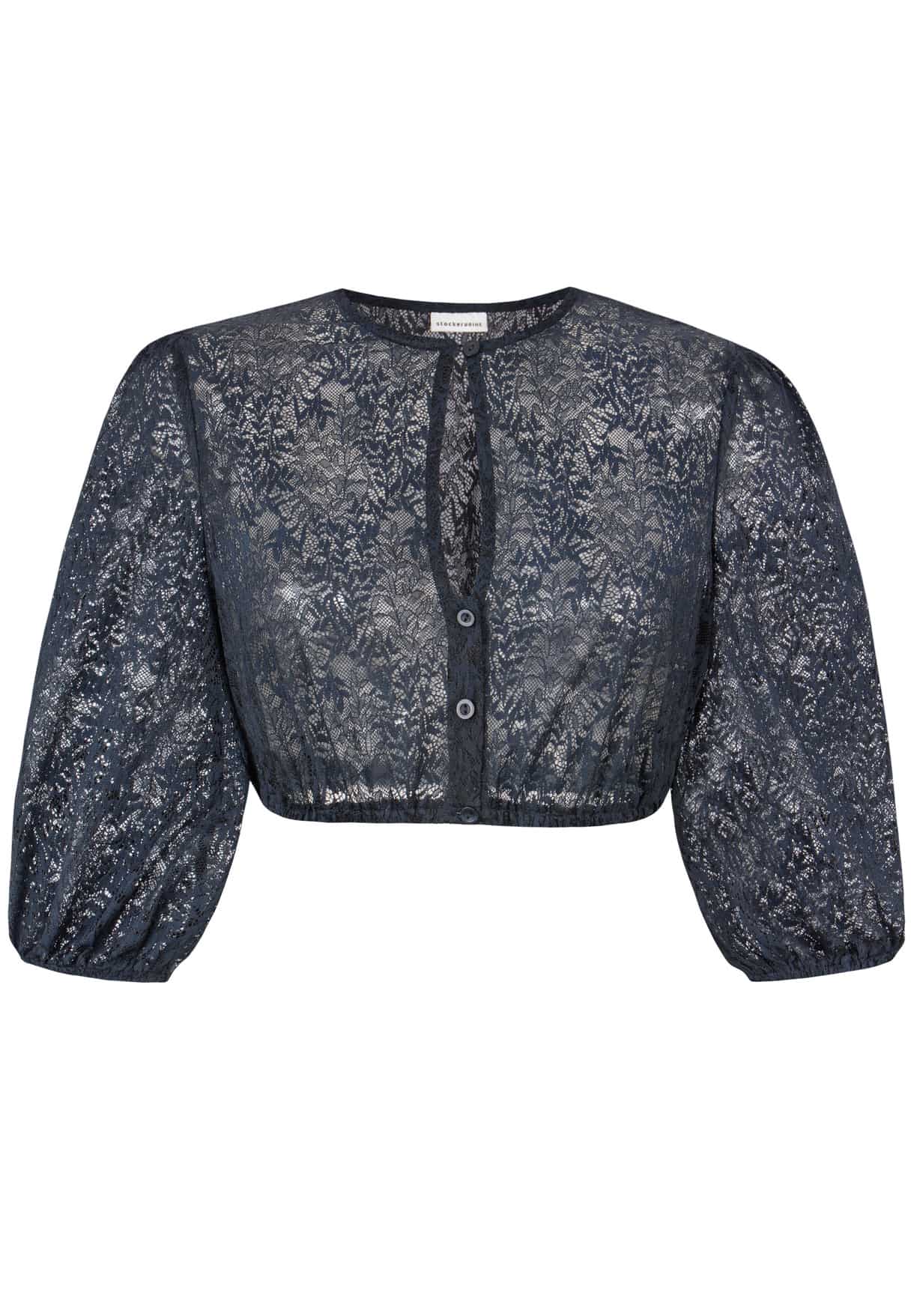 Dirndlbluse Rachel dunkelblau | 34