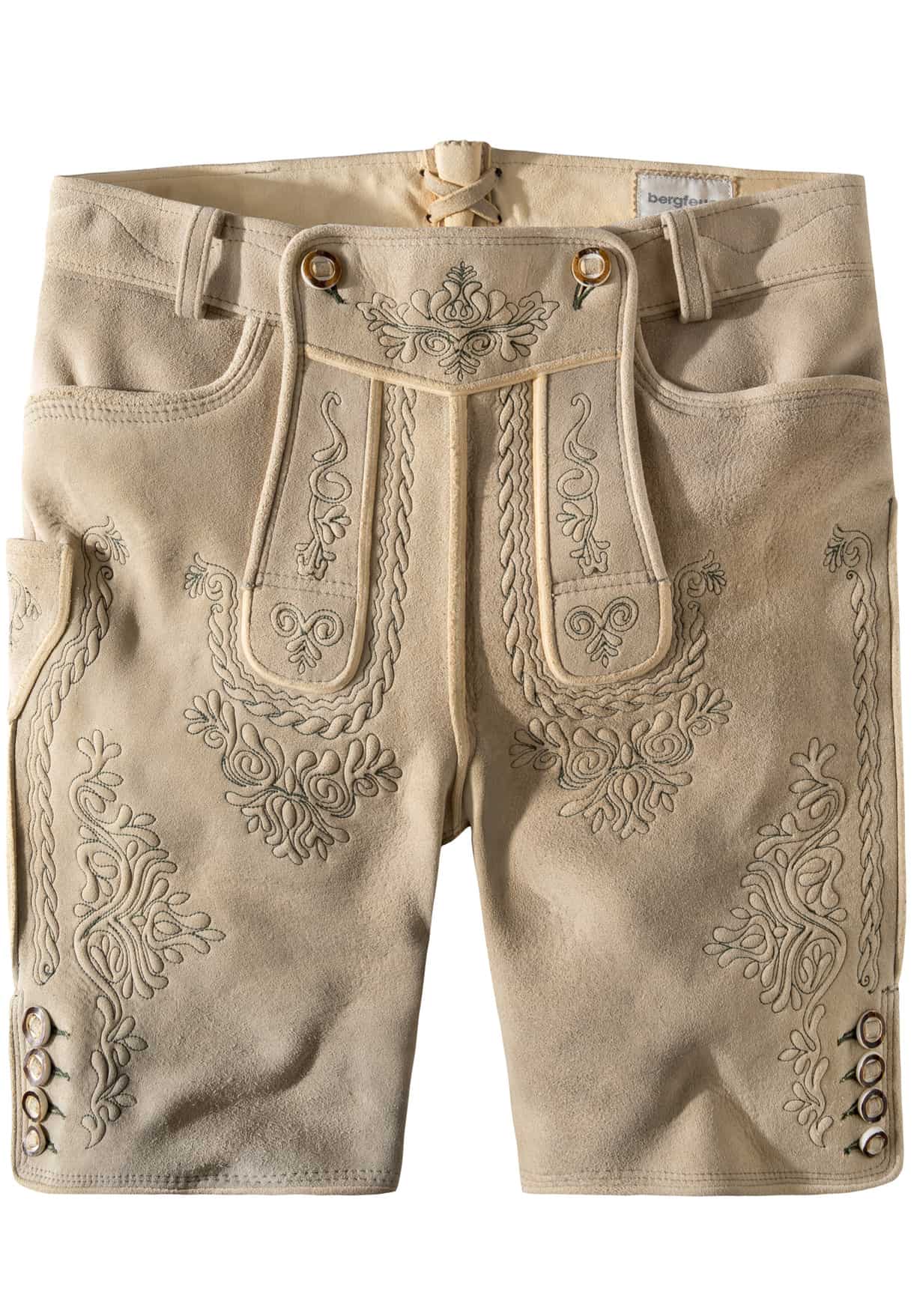 Hirschlederhose Königstein oid kitt-grün | 46