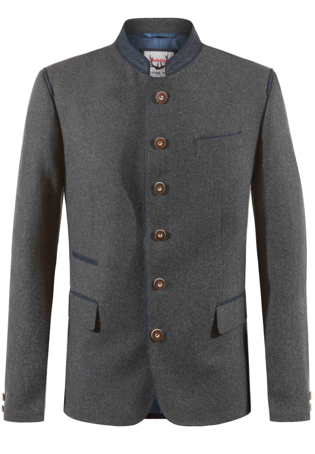 Jacke Titus grau-blau | 52