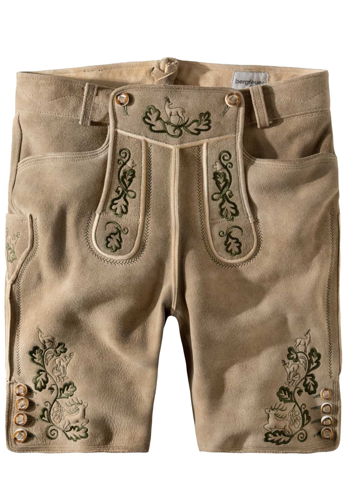 Säm. gegerb. Lederhose Adam oid nuss-tanne | 46