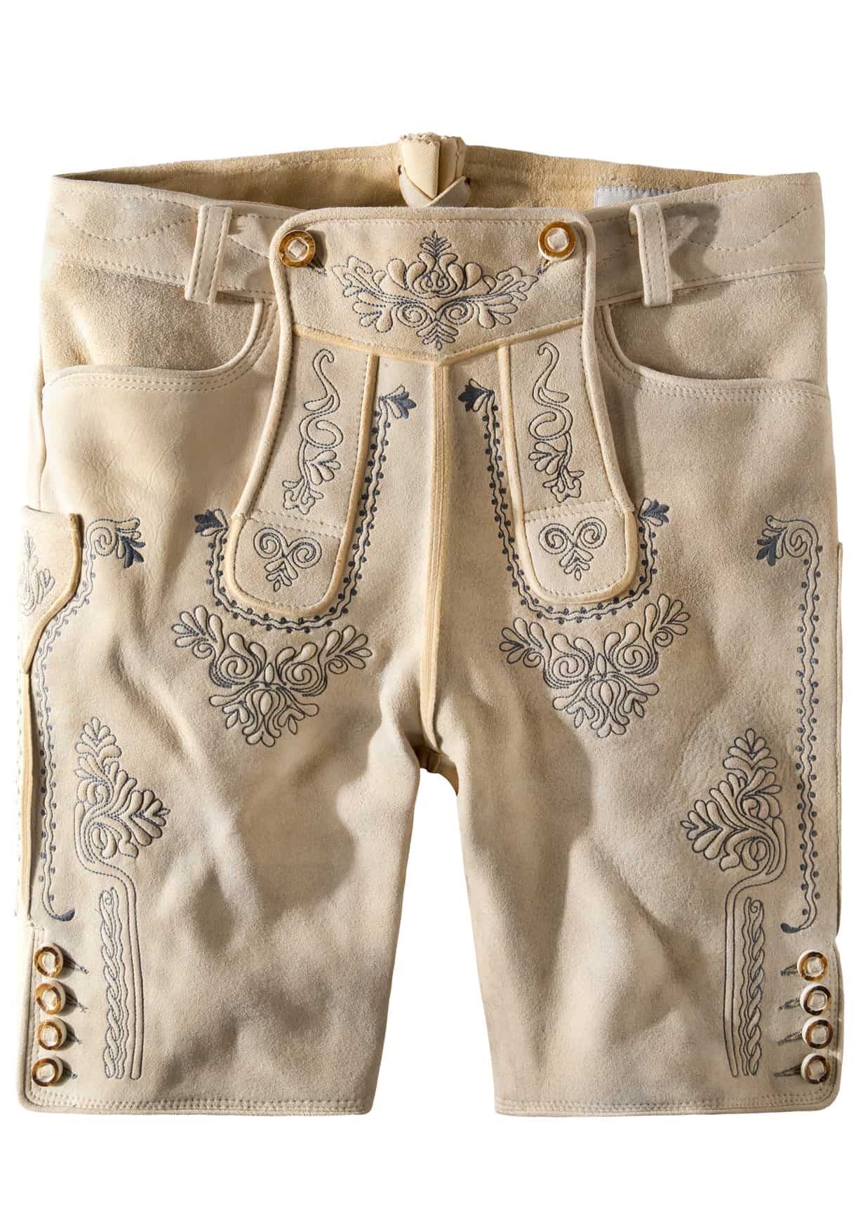 Säm. gegerb. Lederhose Fellhorn oid sand-grau | 44