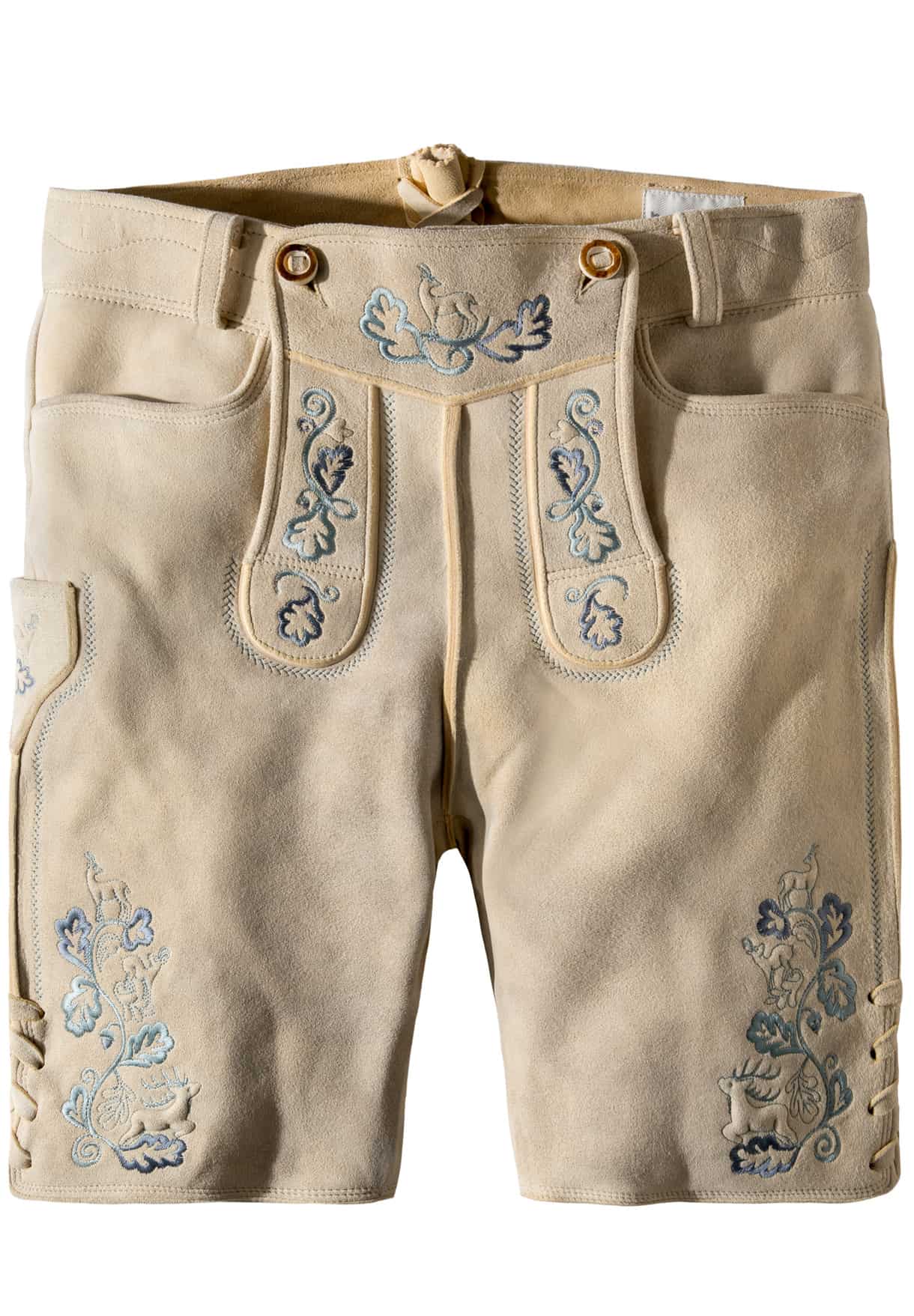 Säm. gegerb. Lederhose Tobias oid sand-rauch | 46