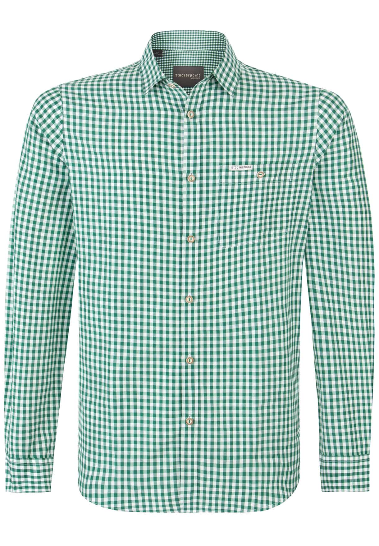 Trachtenhemd Campos3 dunkelgrün | S