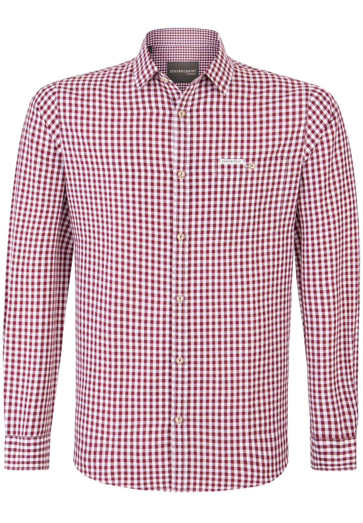 Trachtenhemd Campos3 bordeaux | S