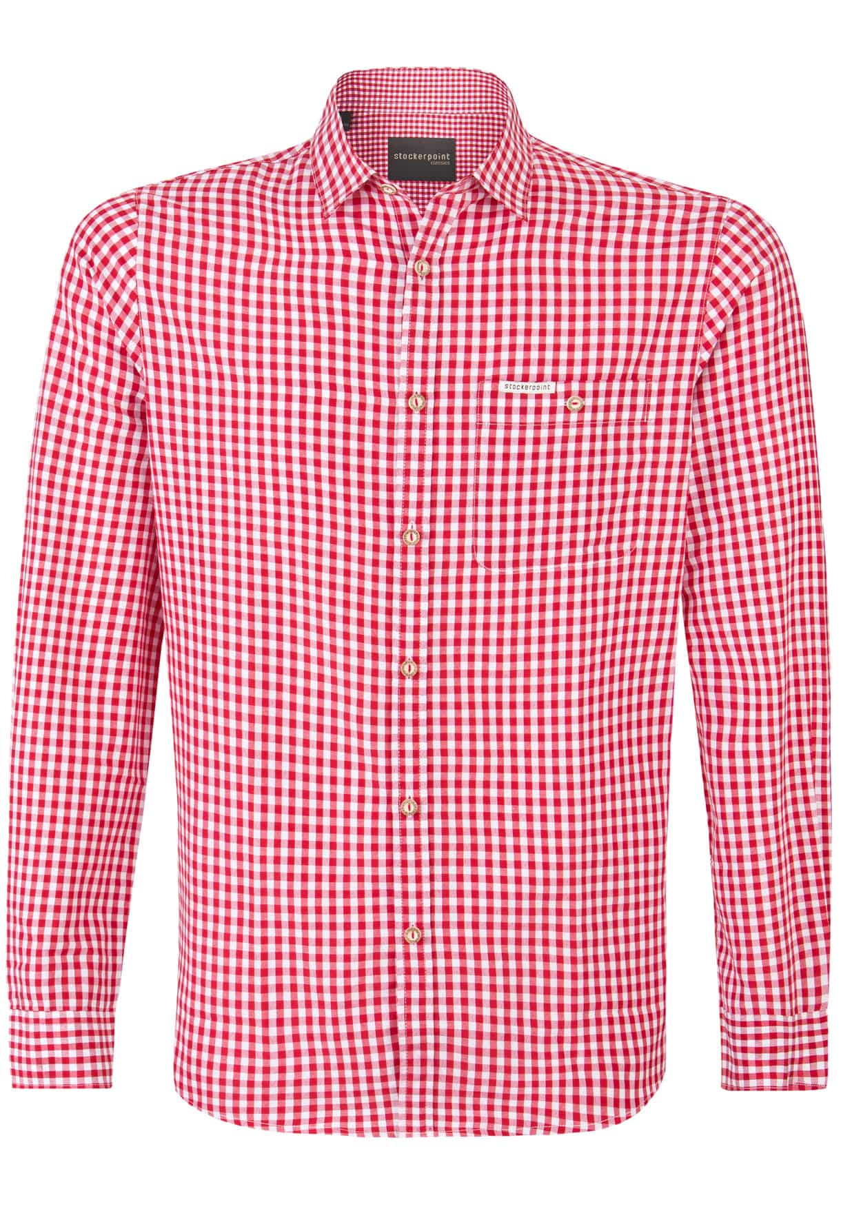 Trachtenhemd Campos3 rot | M