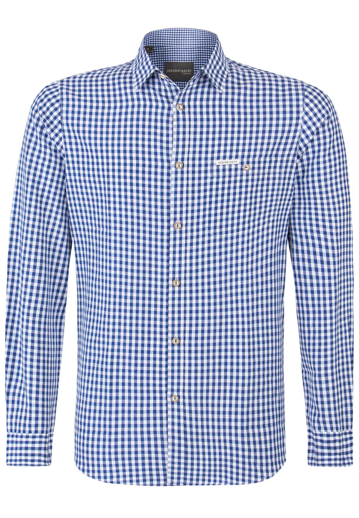 Trachtenhemd Campos3 blau | S