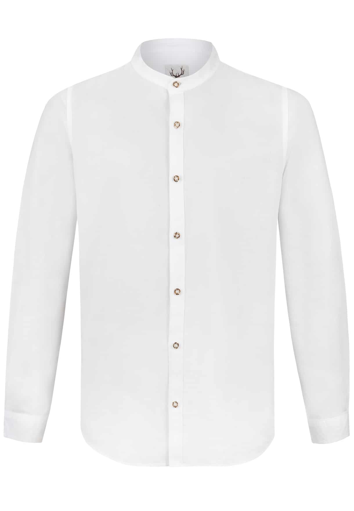 Trachtenhemd Friedrich weiss | L