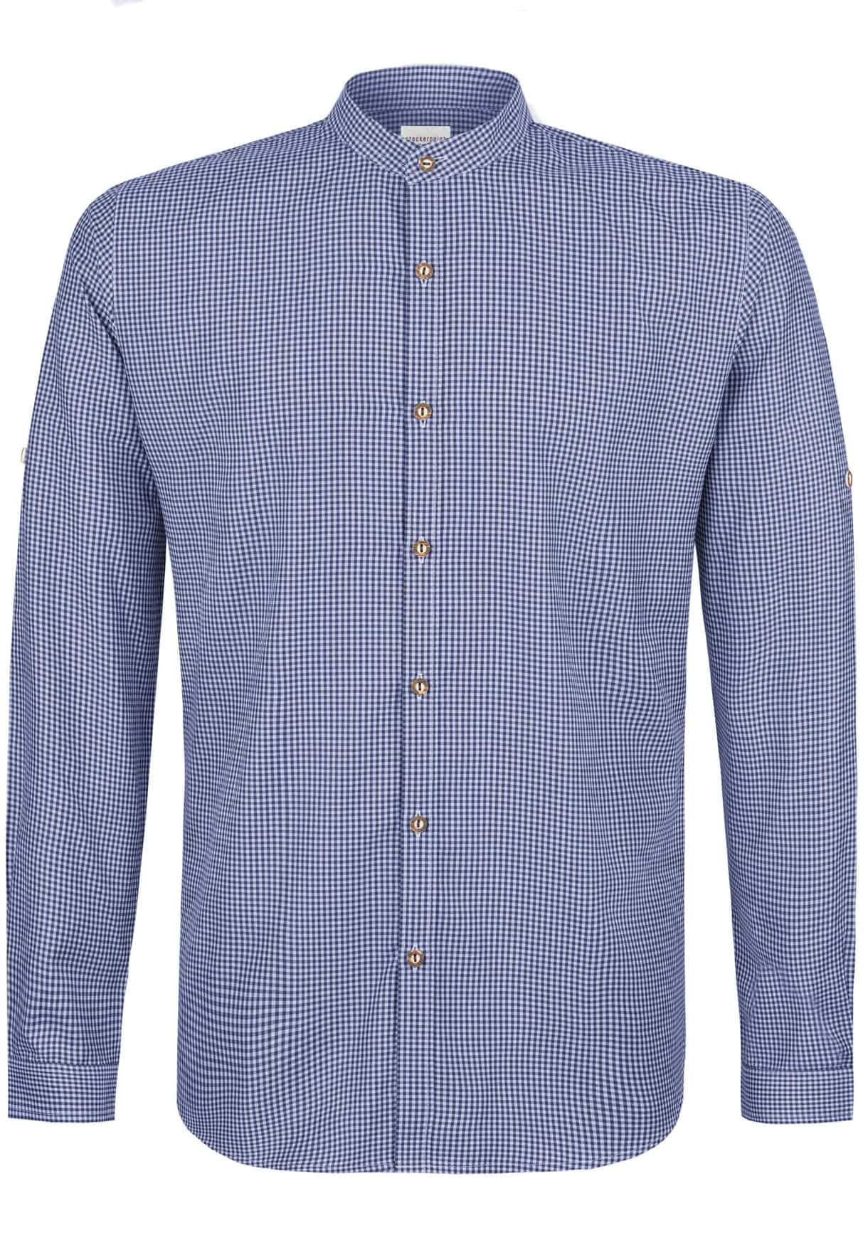 Trachtenhemd Marius dunkelblau | L