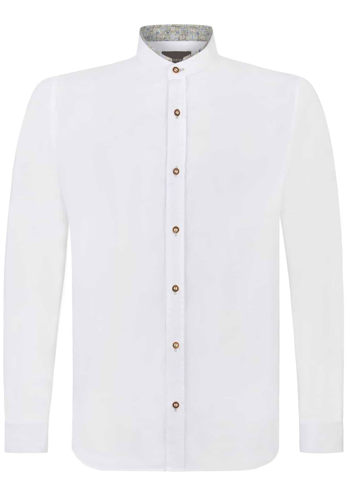 Trachtenhemd Rosario weiss-salbei | S