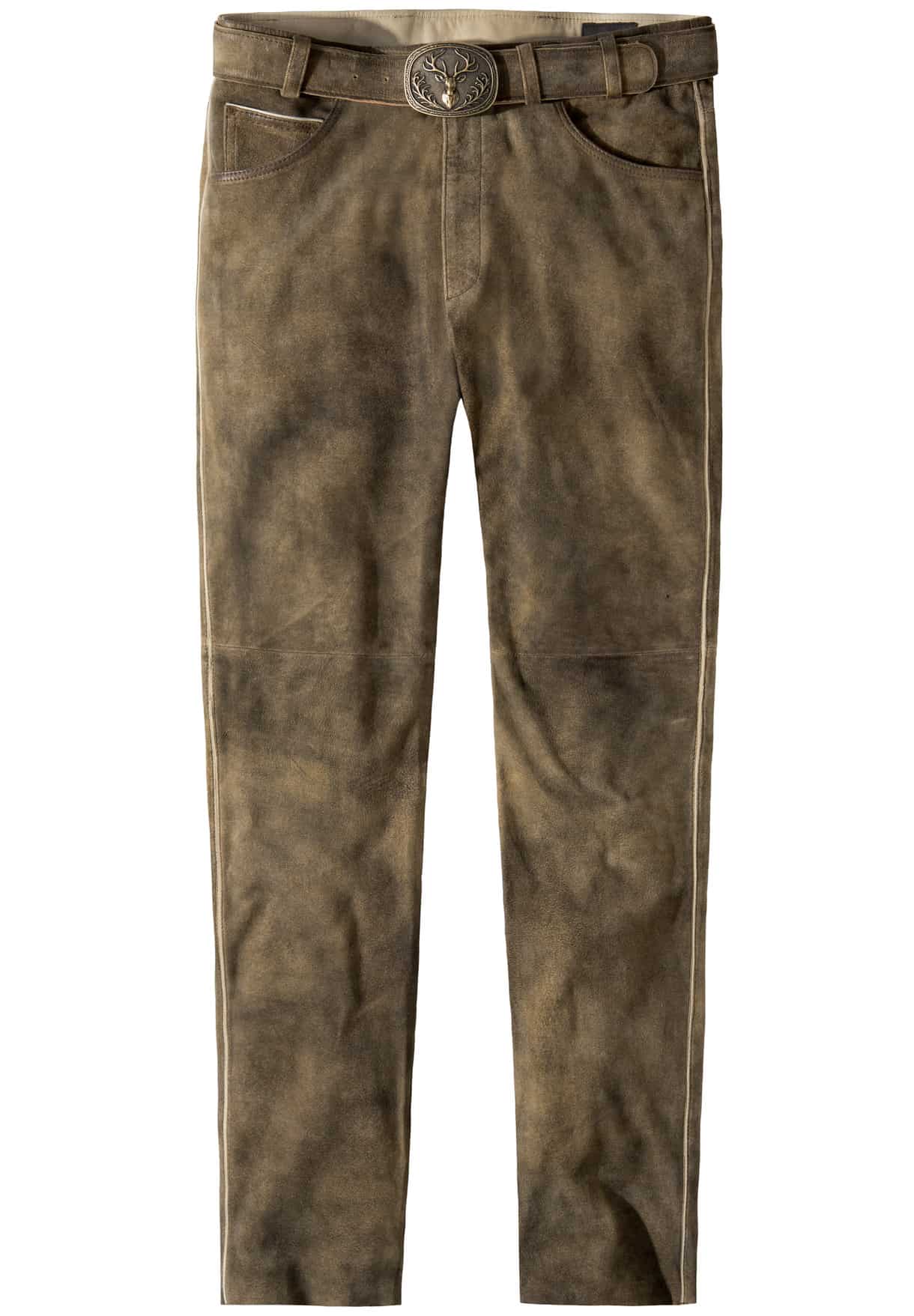 Trachtenlederhose Marlon eiche gespeckt | 46