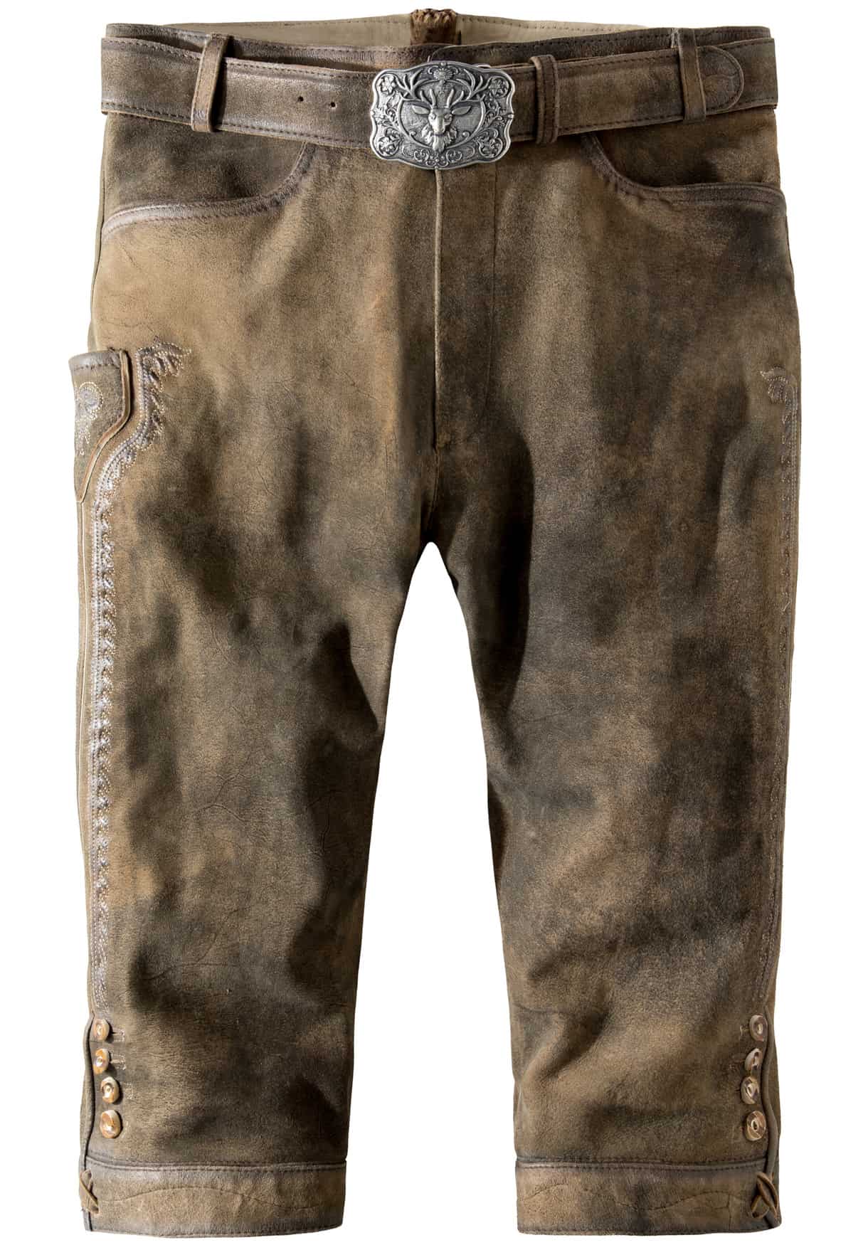 Trachtenlederhose Siggi2 wood gespeckt | 44