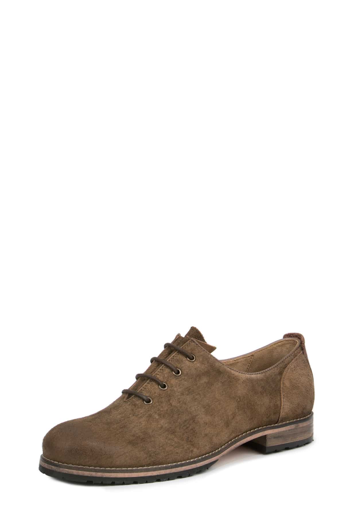 Bild von Trachtenschuh, moderner Trachtenschuh, Lederschuh, Wildlederschuh Caruso