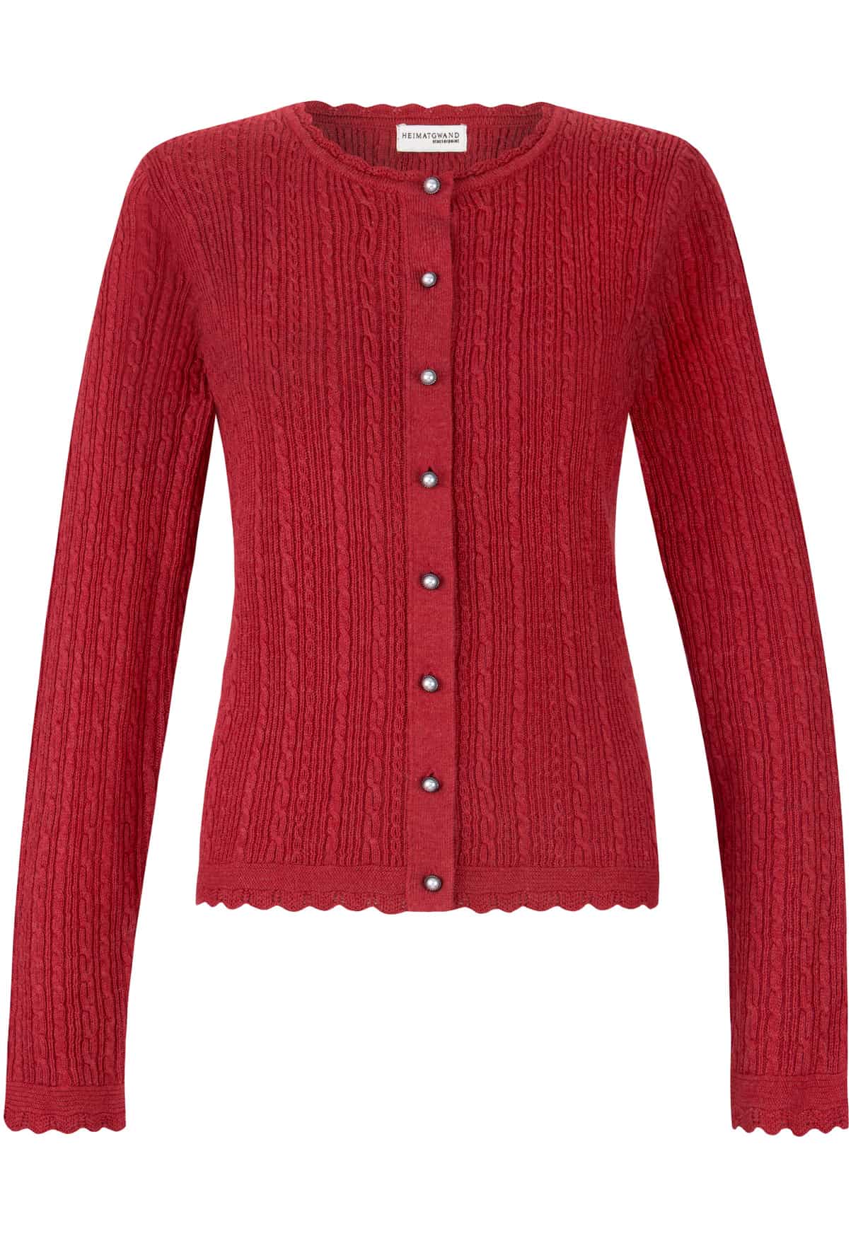 Trachtenstrickjacke Jasmina rot | 32