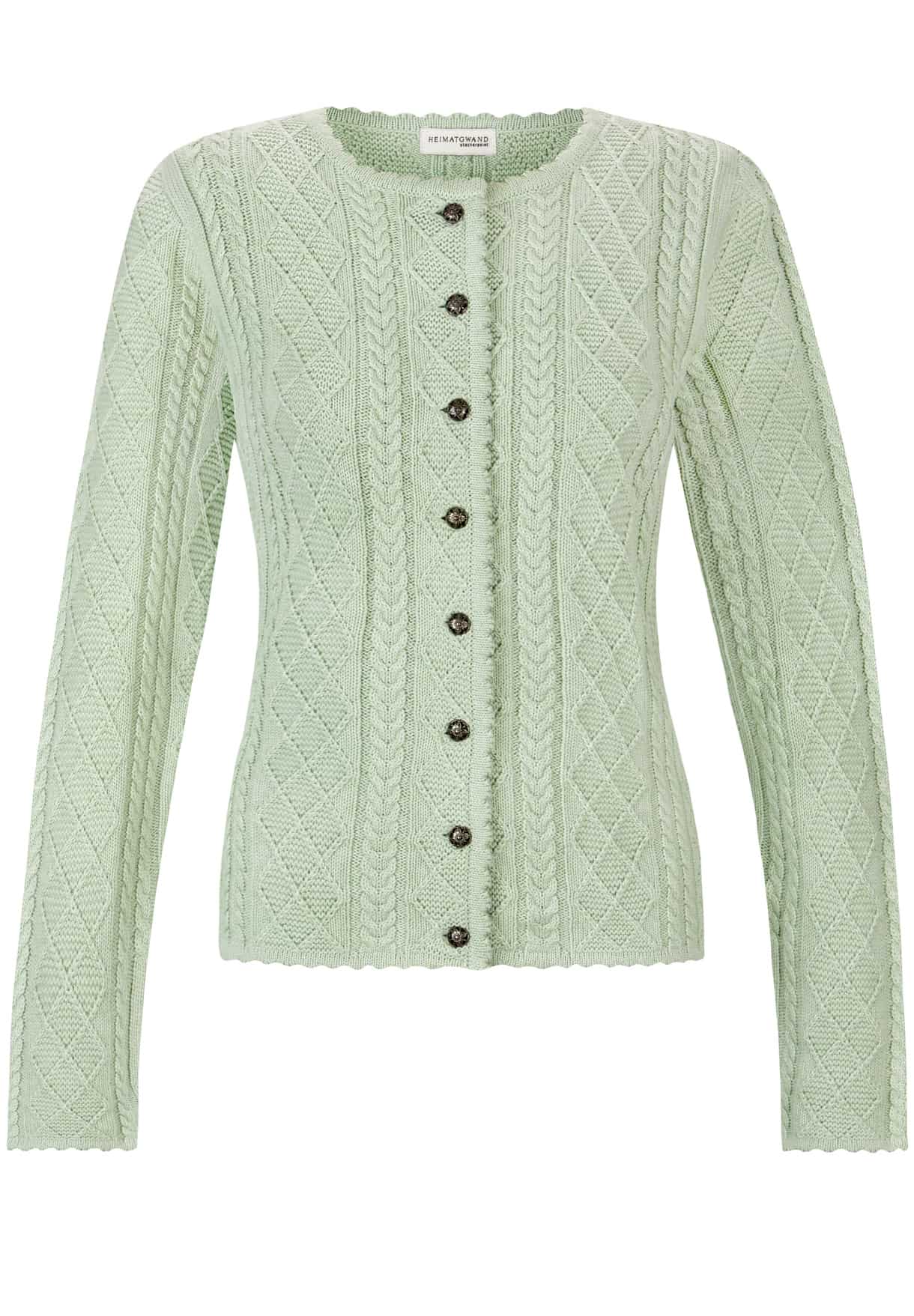 Trachtenstrickjacke Lavina mint | 32
