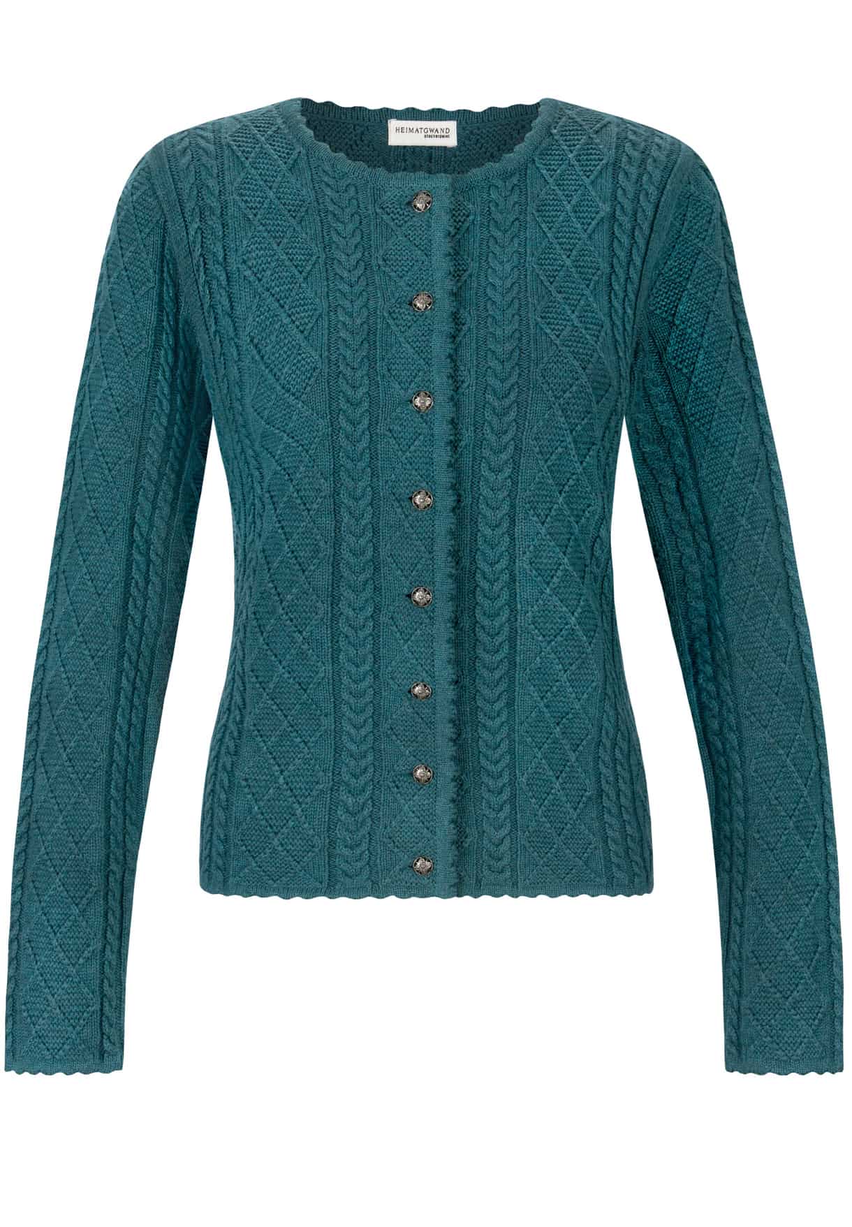 Trachtenstrickjacke Lavina petrol | 32
