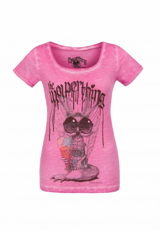 Shirt Wolpigirl pink | 122-128