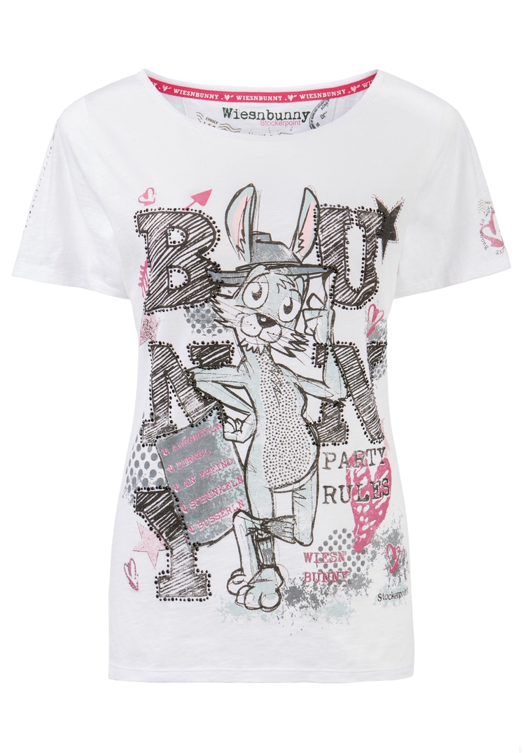 Shirt Bussi Bunny weiss | S