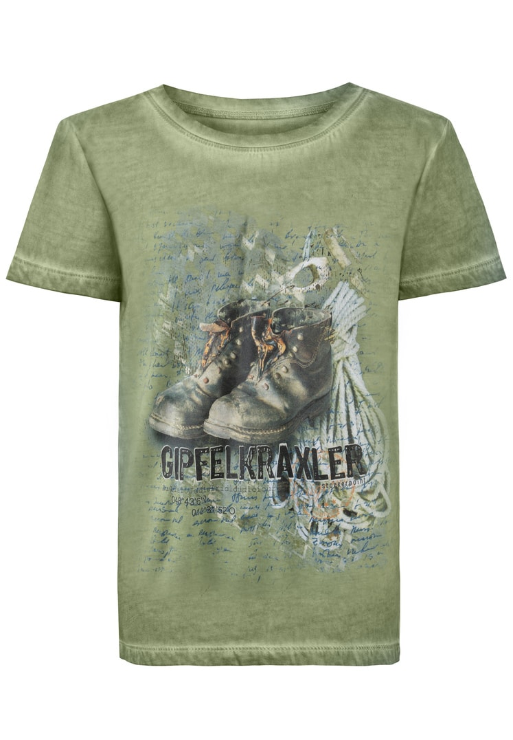 Shirt Gipfelkraxler jr. grün | 146-152
