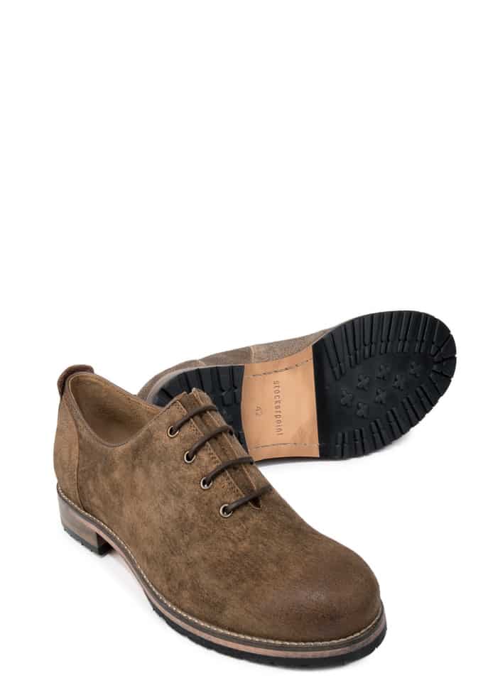Scarpe Da Uomo Stockerpoint Haferlschuh Tailor - Scarpe Da Ginnastica In Pelle Con Allacciatura Laterale, Stile Bavarese