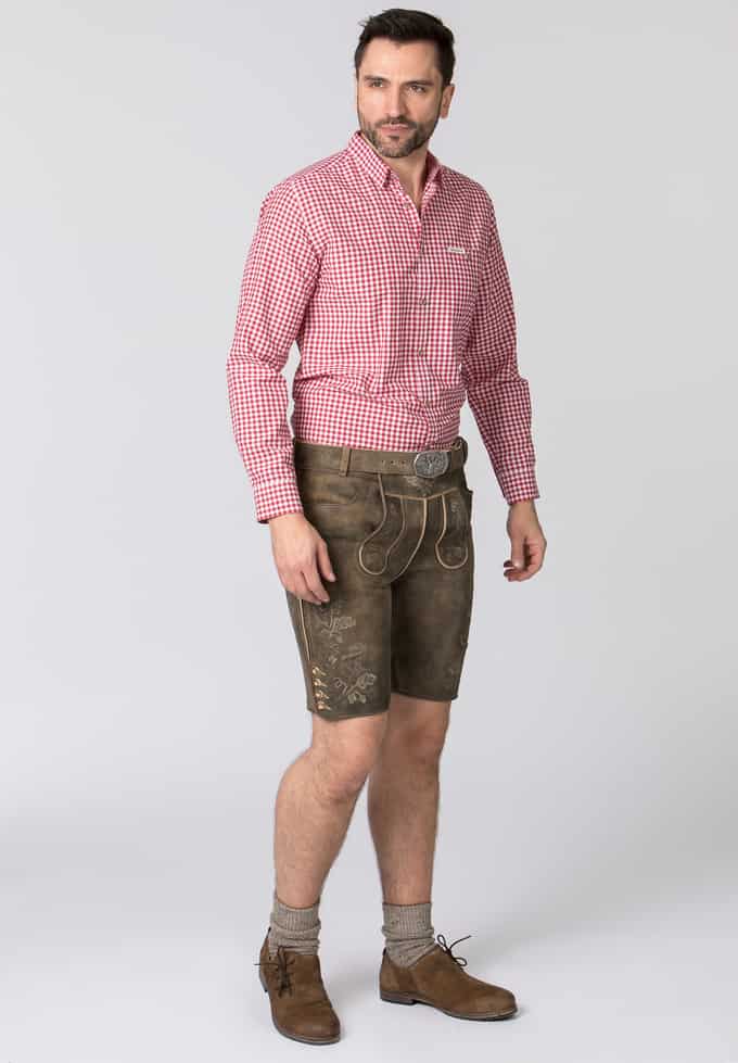 Chemise Bavaroise Stockerpoint Leon - Coton Pur Style Trachten Homme