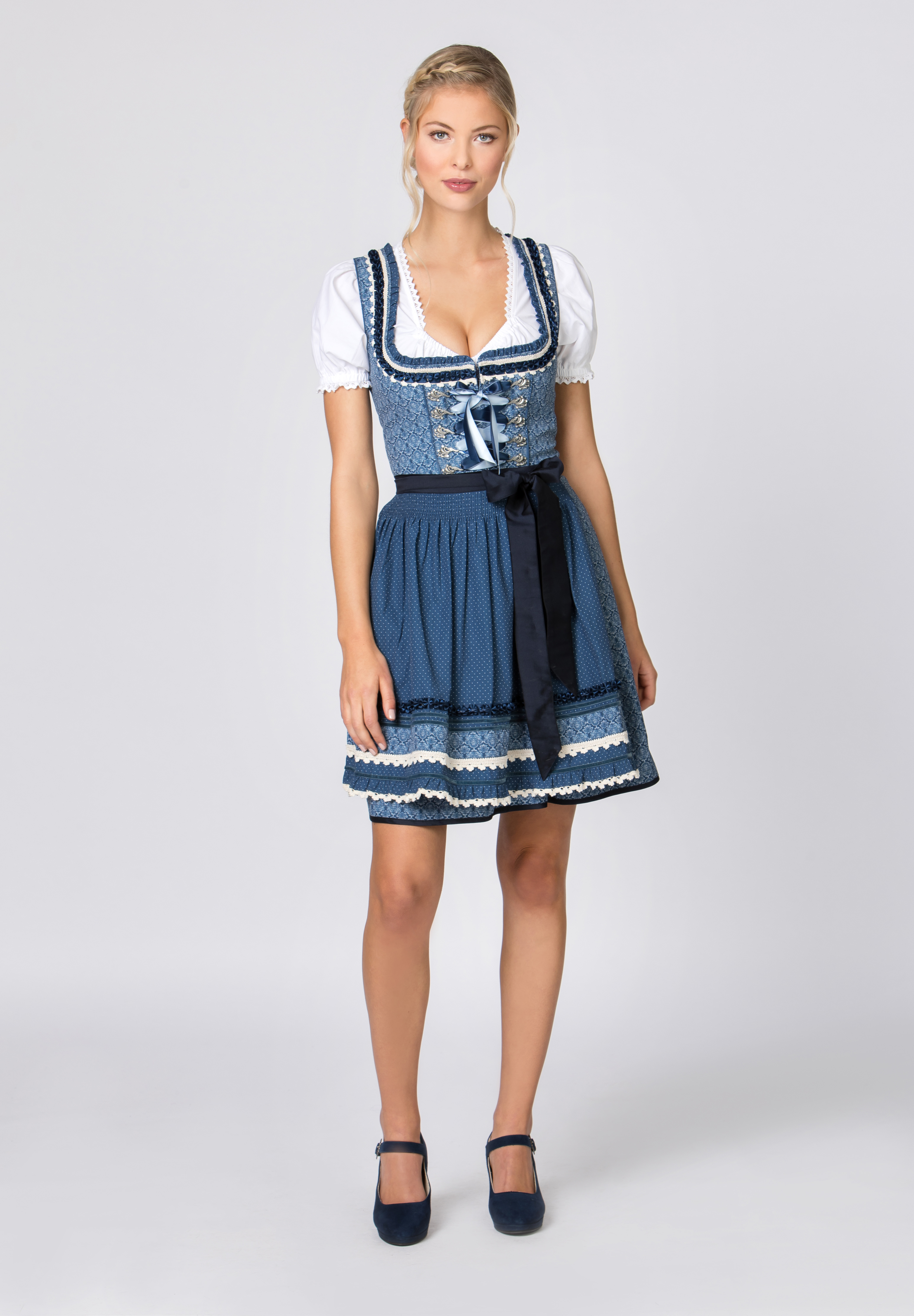 Dirndl Angelica blau