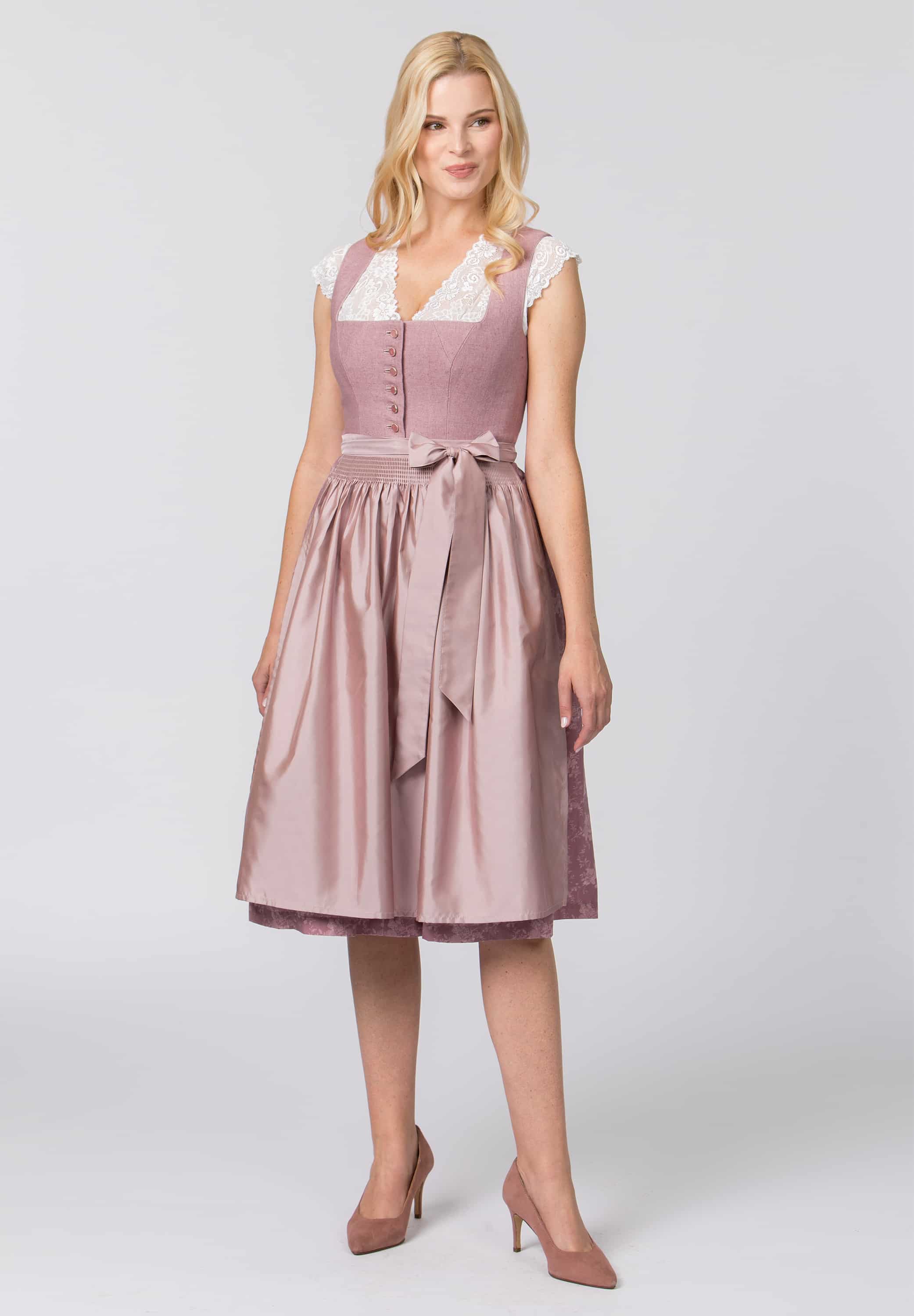 Dirndl Carlotta altrosa
