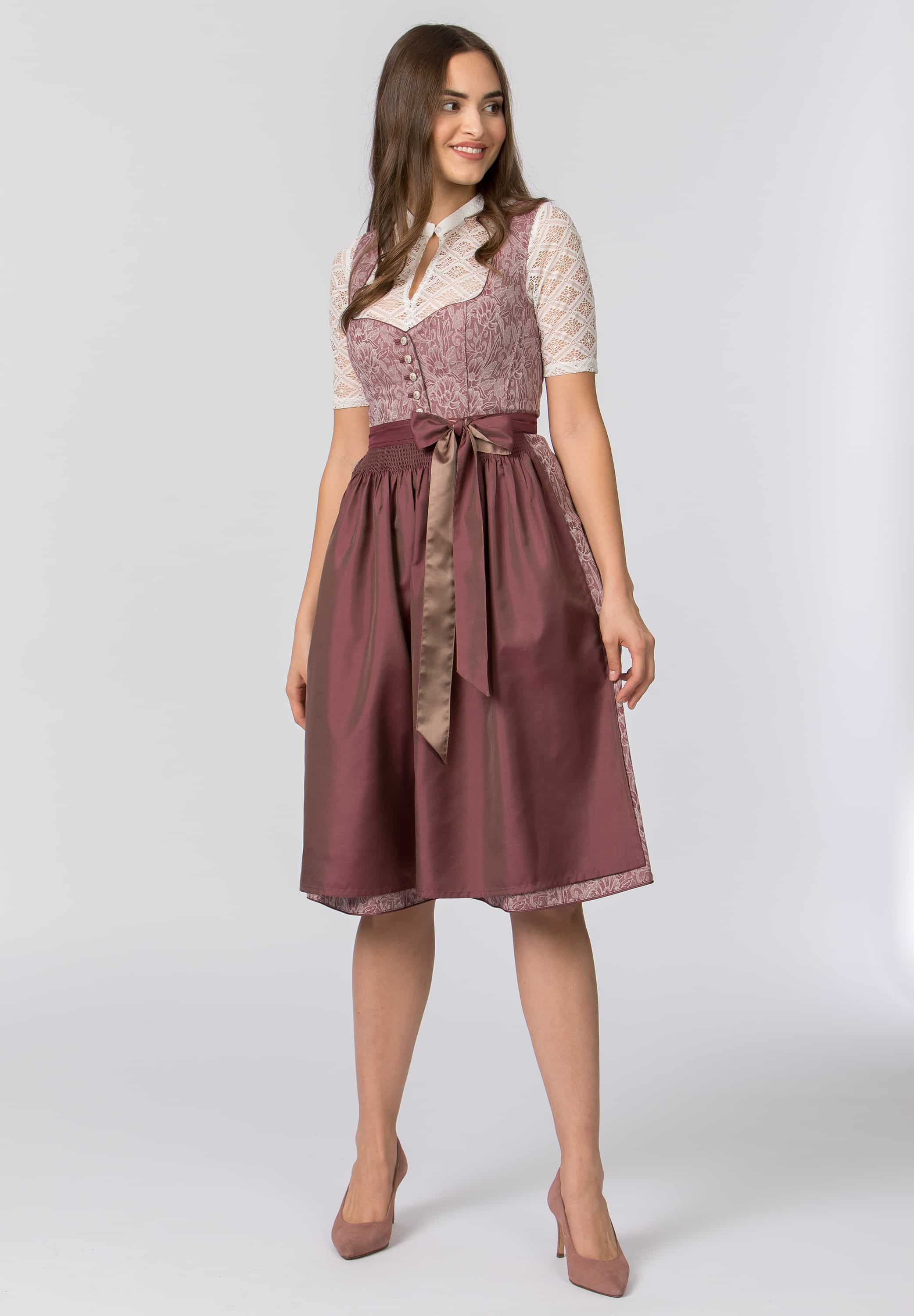 Dirndl Leonie bordeaux