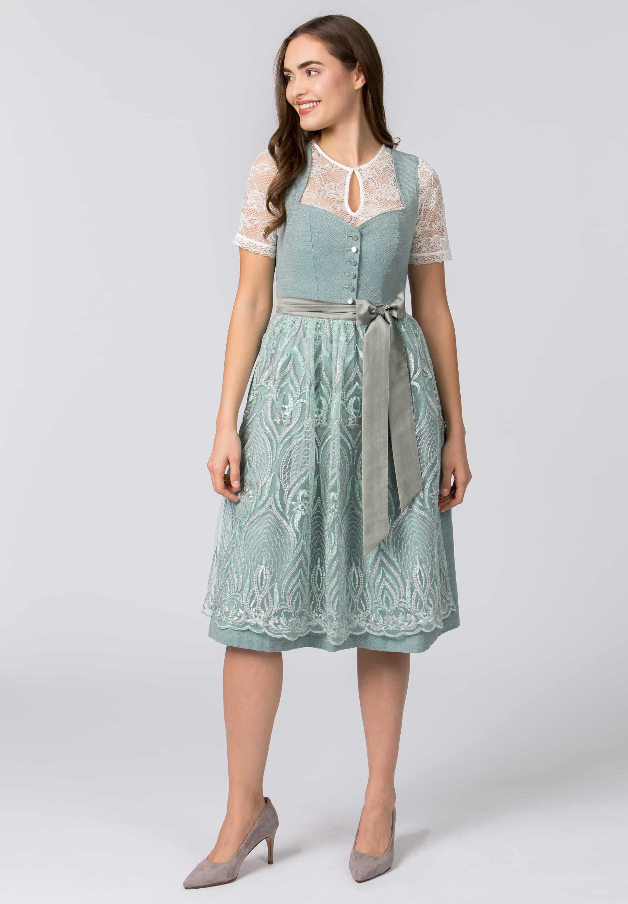 Dirndl Liviana türkis
