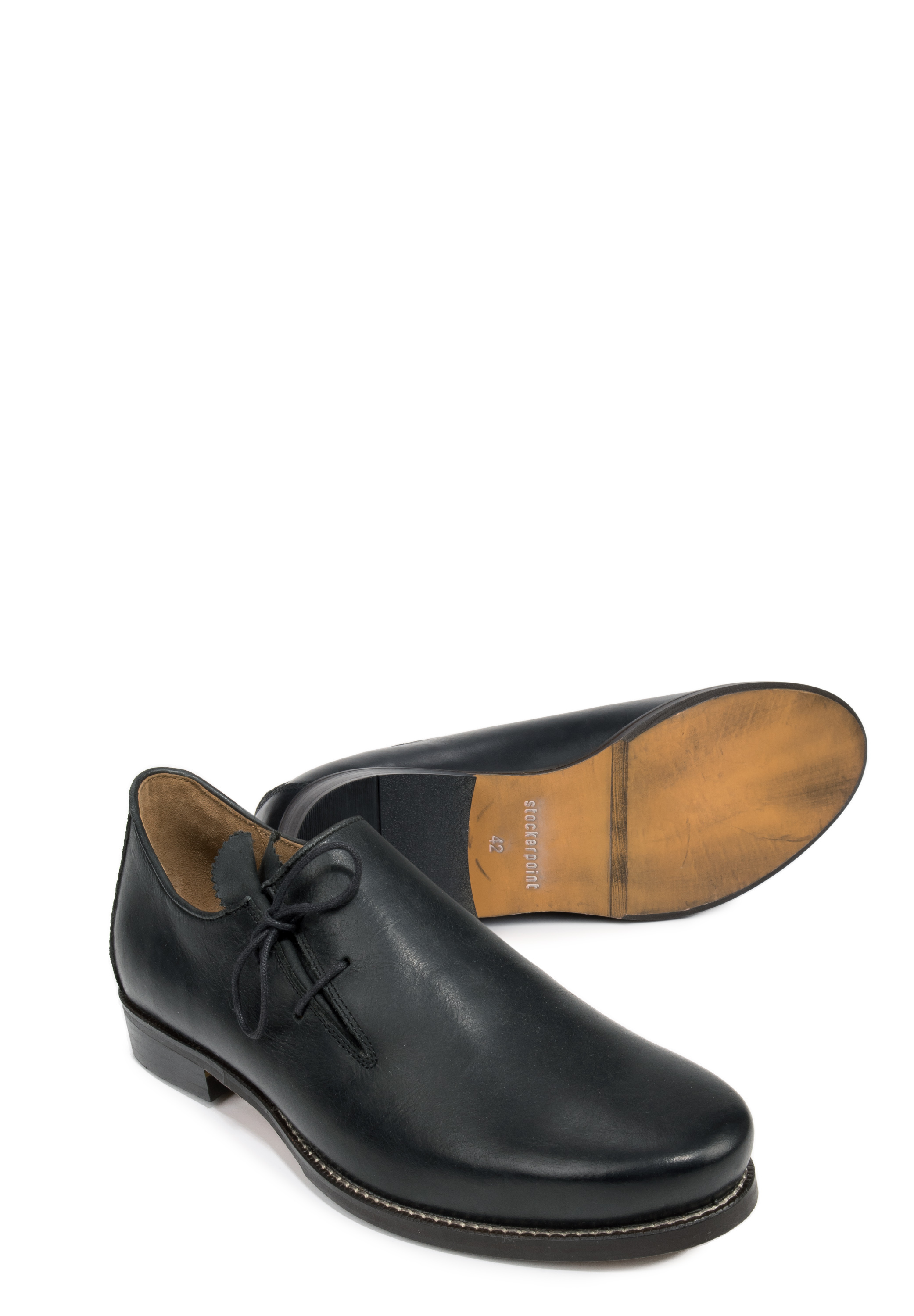 Scarpe Da Uomo Stockerpoint Haferlschuh Tailor - Scarpe Da Ginnastica In Pelle Con Allacciatura Laterale, Stile Bavarese