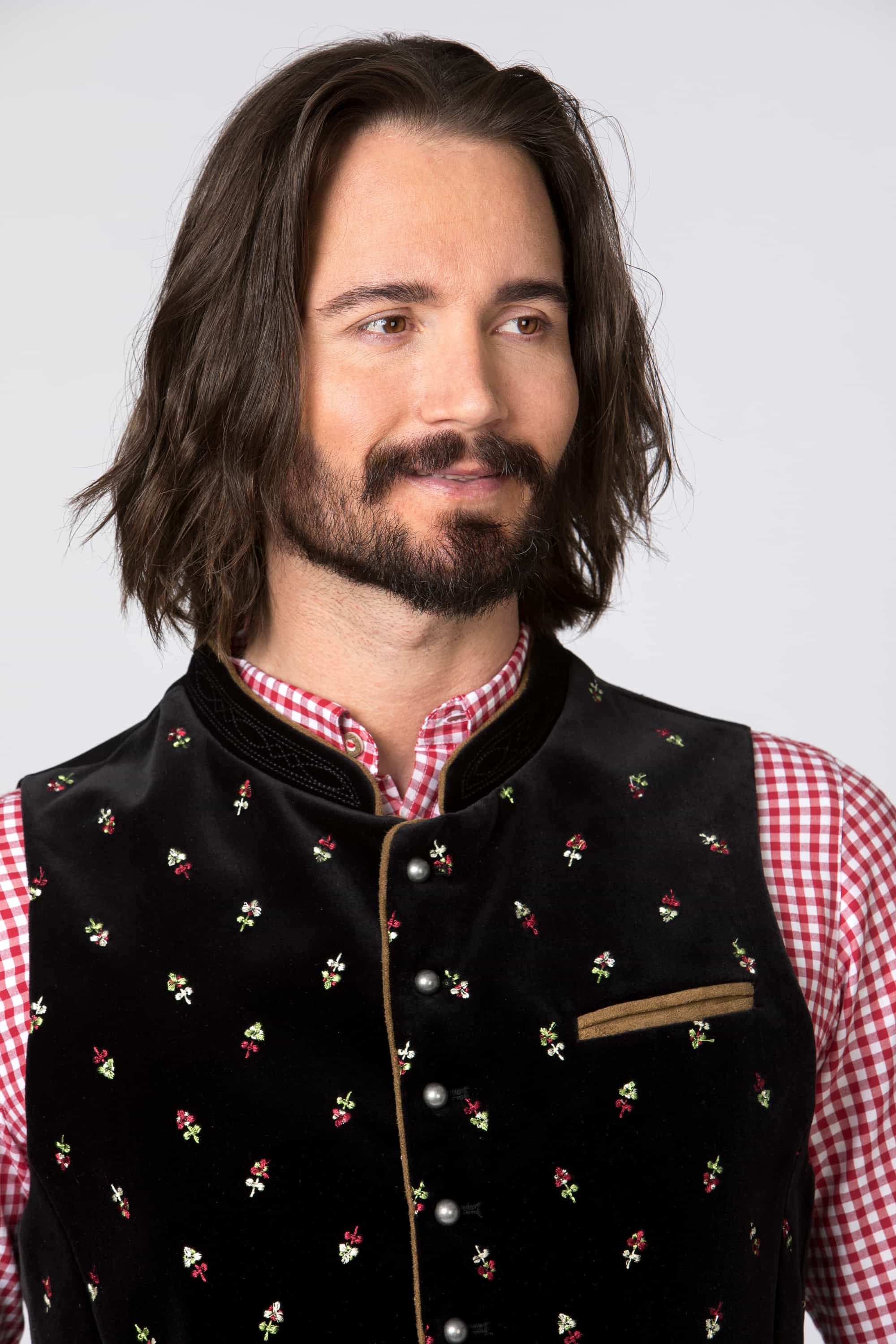 Gilet Traditionnel Homme Calzado Stockerpoint - Sans Manches, En Coton Et Velours - Col Brodé, Boutons Argent, Réglable - Style Bavarois élégant - 13