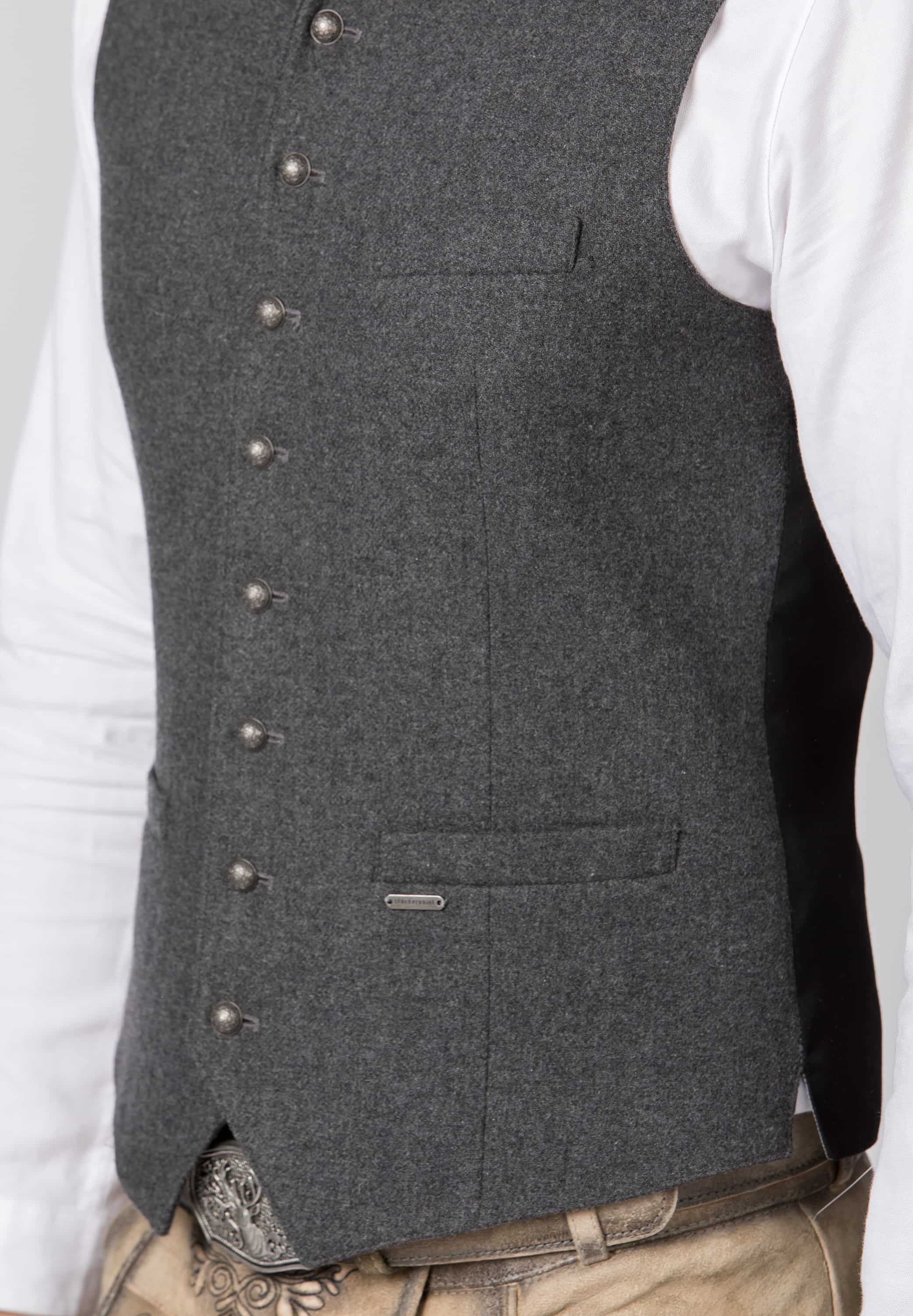 Gilet Loden Devito Stockerpoint Homme – 50% Laine, Bleu Classique, Style Traditionnel Autrichien